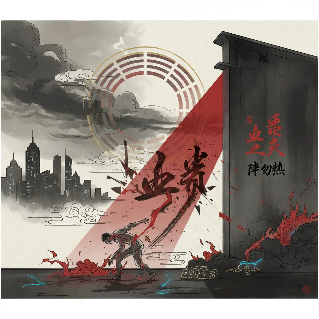 壁刀煞 - 血光之災