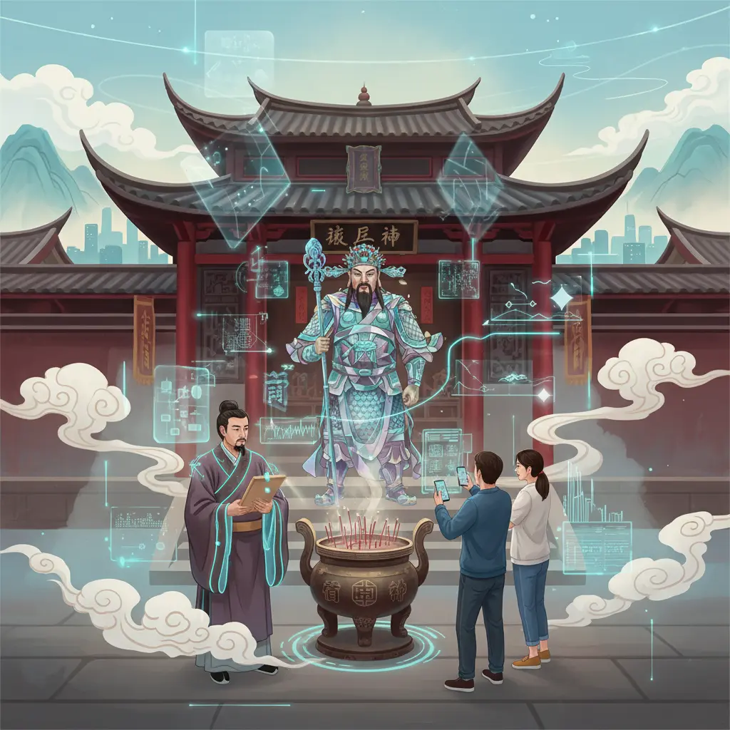 道教問神 - 城隍廟