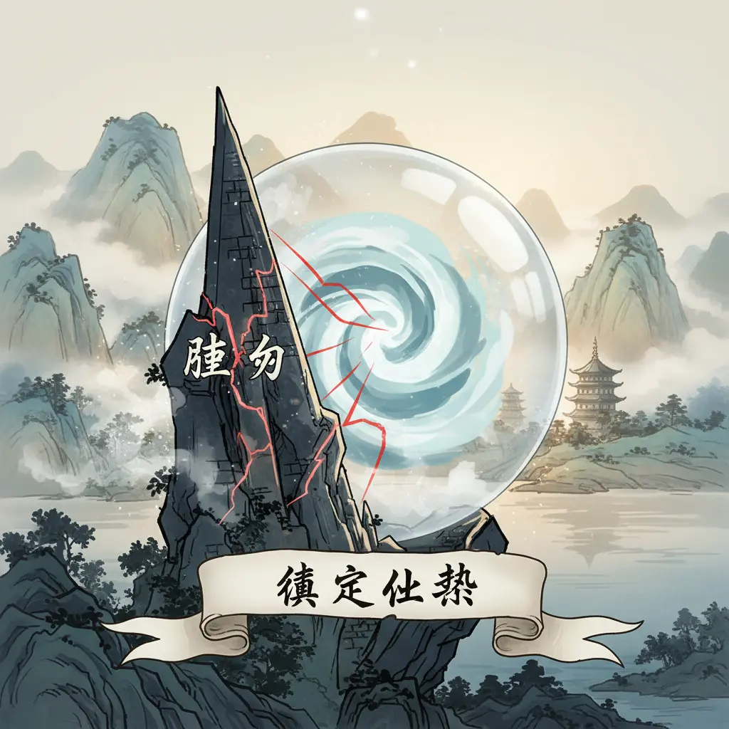 壁刀煞 - 白水晶球