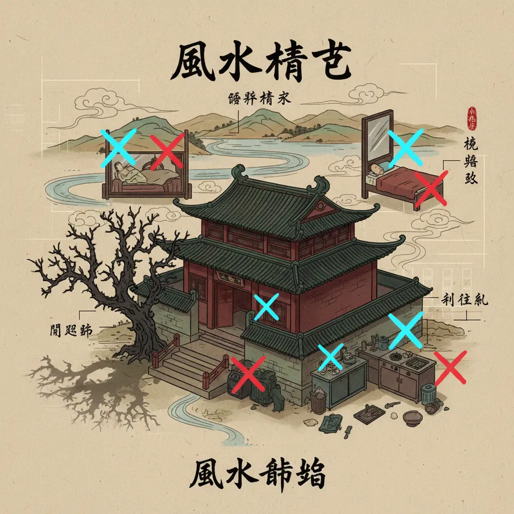 風水佈局 - 風水禁忌