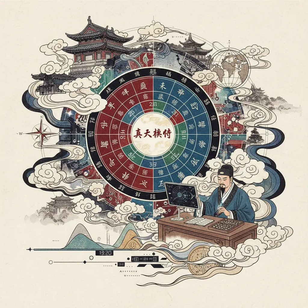 真太陽時 - 排盤