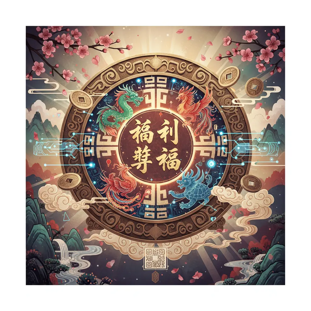 八卦鏡 - 招財聚福