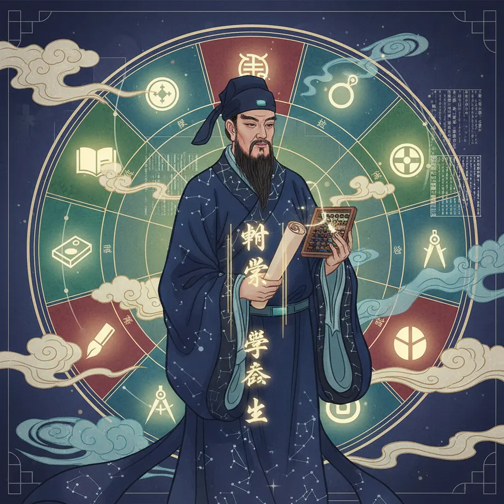 紫微鬥數命盤 - 勸學齋主