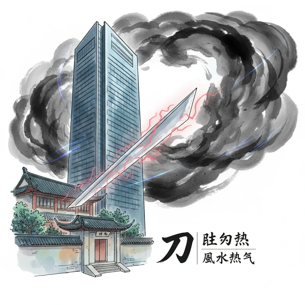 風水煞氣 - 壁刀煞