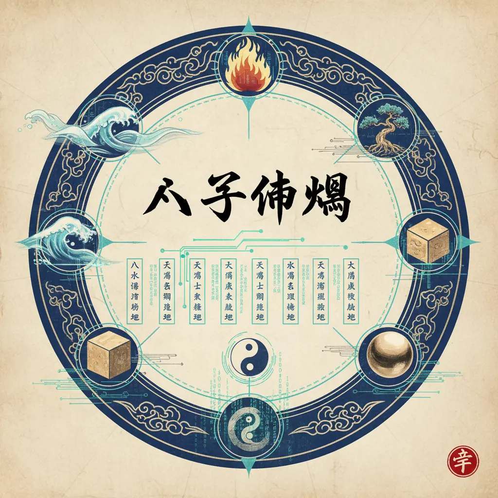 八字命理 - 八字命盤