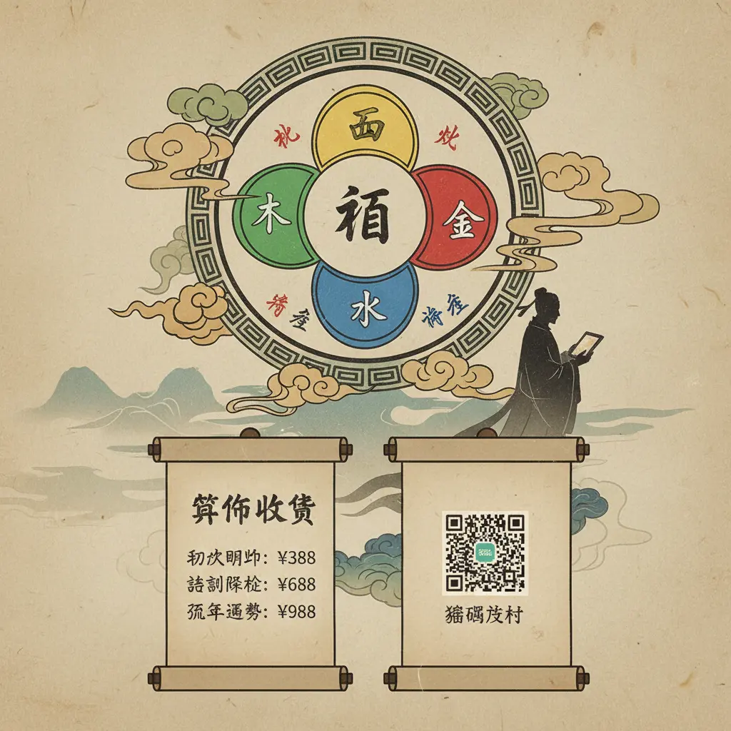 算命收費 - 五行