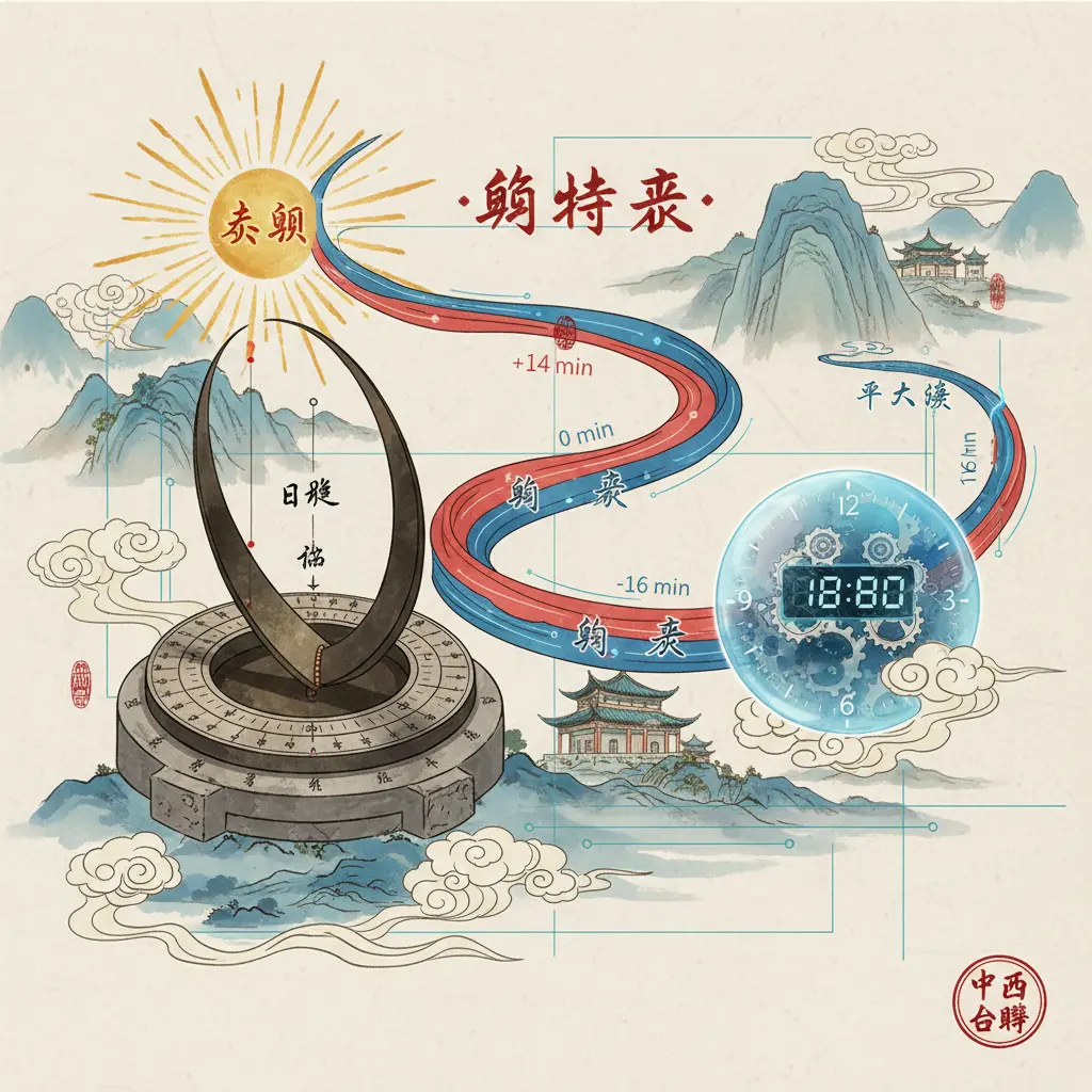 真太陽時 - 均時差