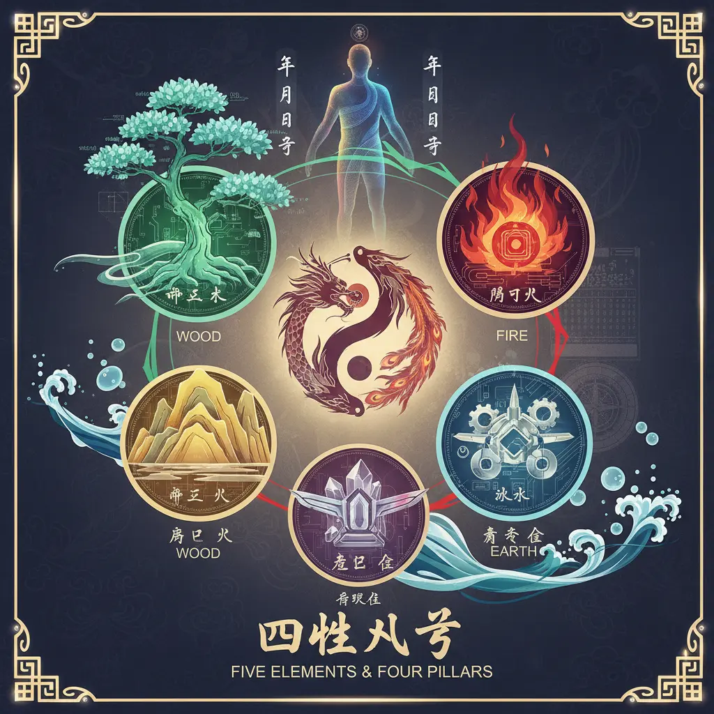 四柱八字 - 五行