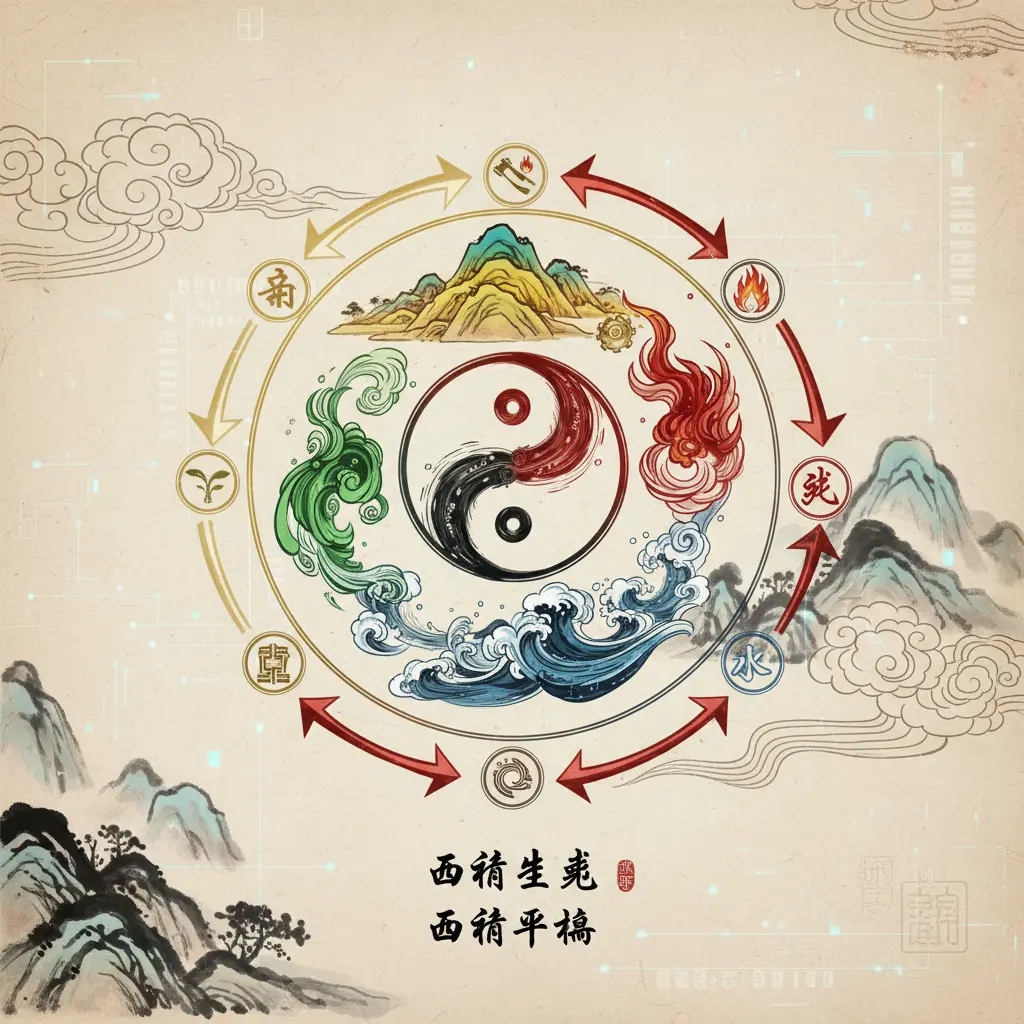 五行平衡 - 五行生剋
