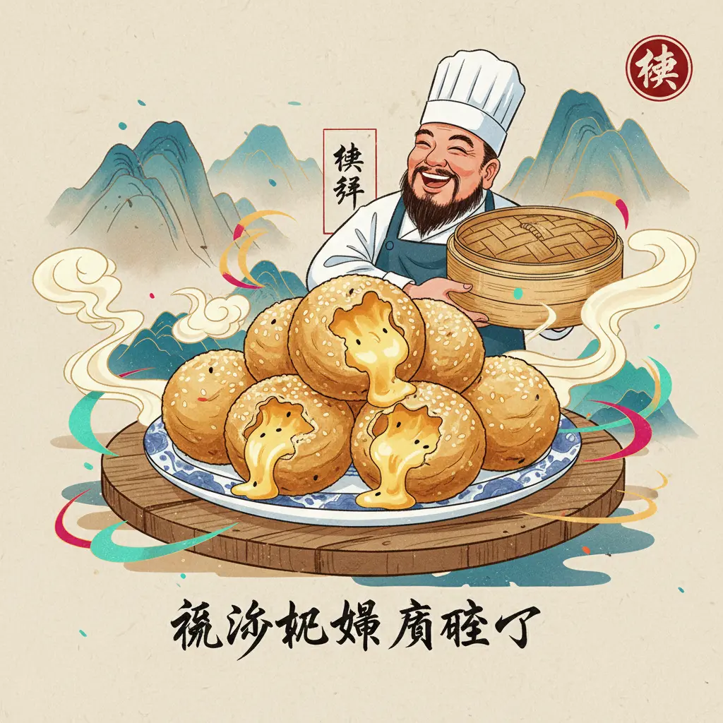 陳師傅 - 流沙奶皇煎堆仔