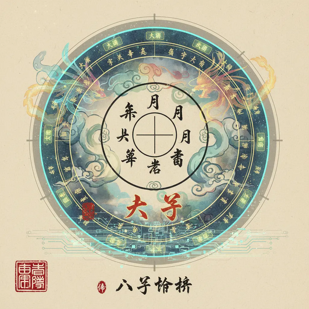 八字分析 - 八字命盤