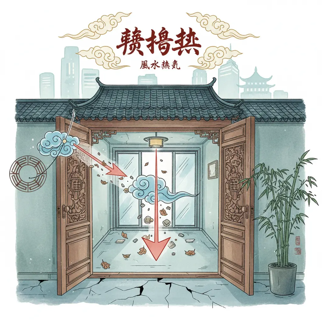 風水煞氣 - 穿堂煞