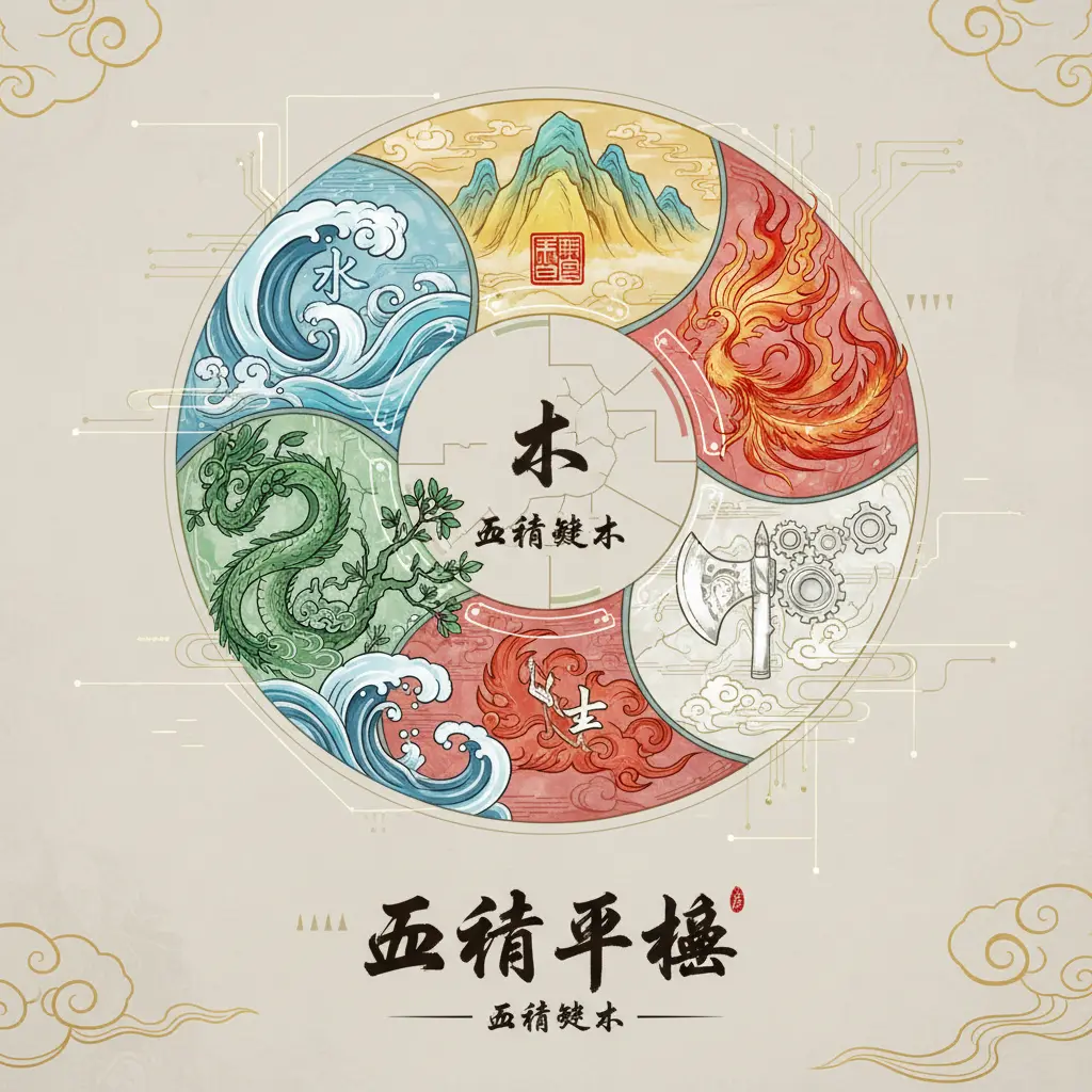 五行平衡 - 五行缺木