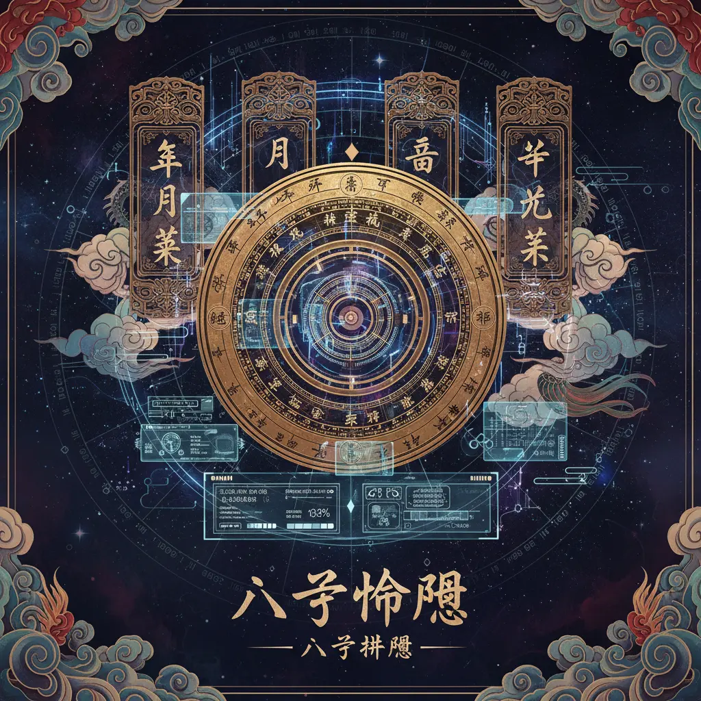 八字命盤 - 八字排盤
