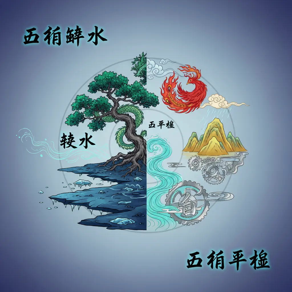 五行平衡 - 五行缺水