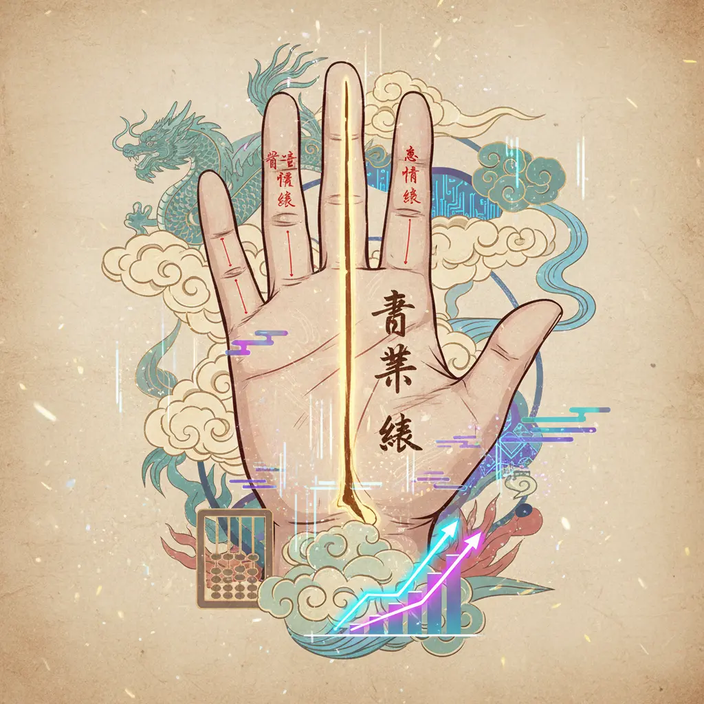 手相學 - 事業線