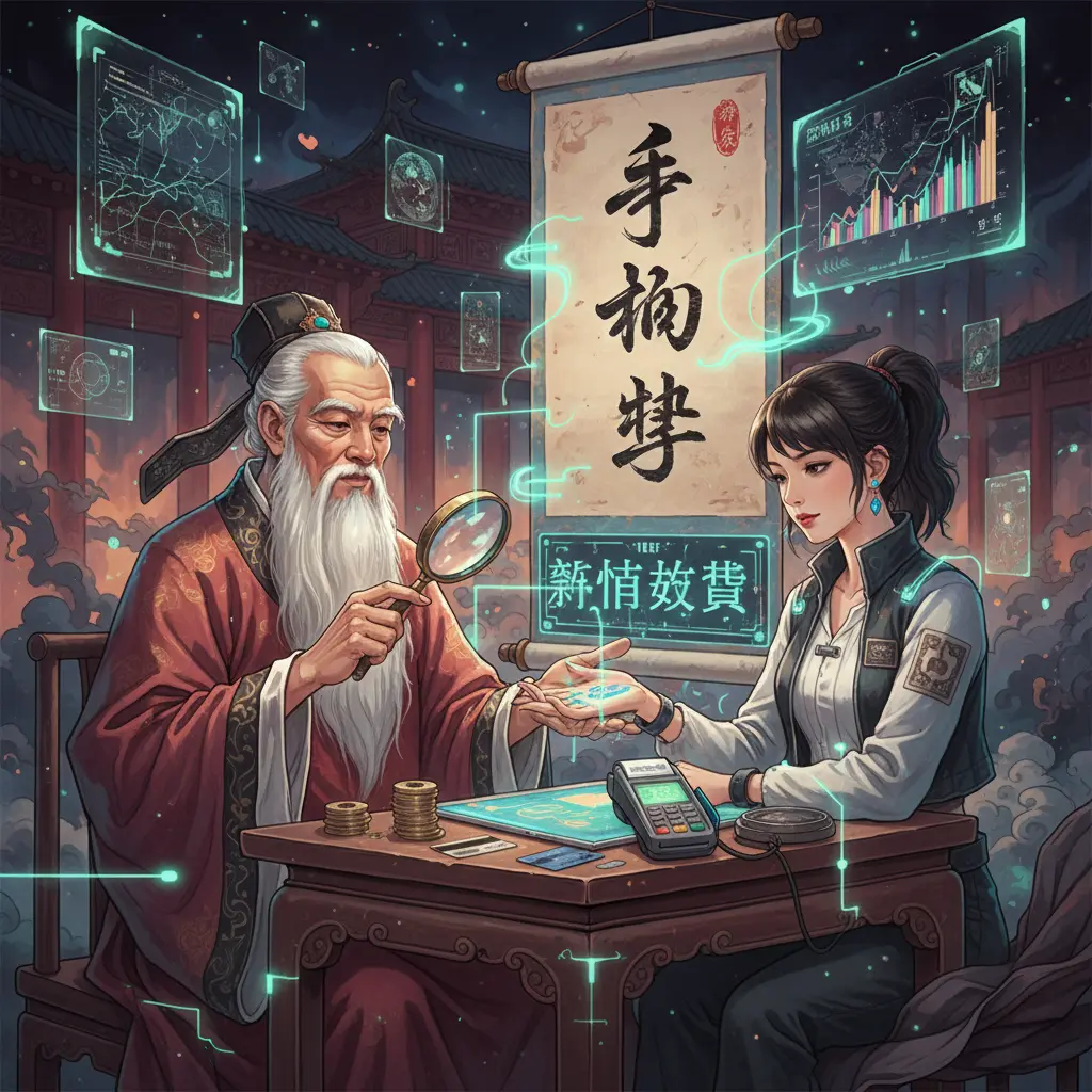 算命收費 - 手相學