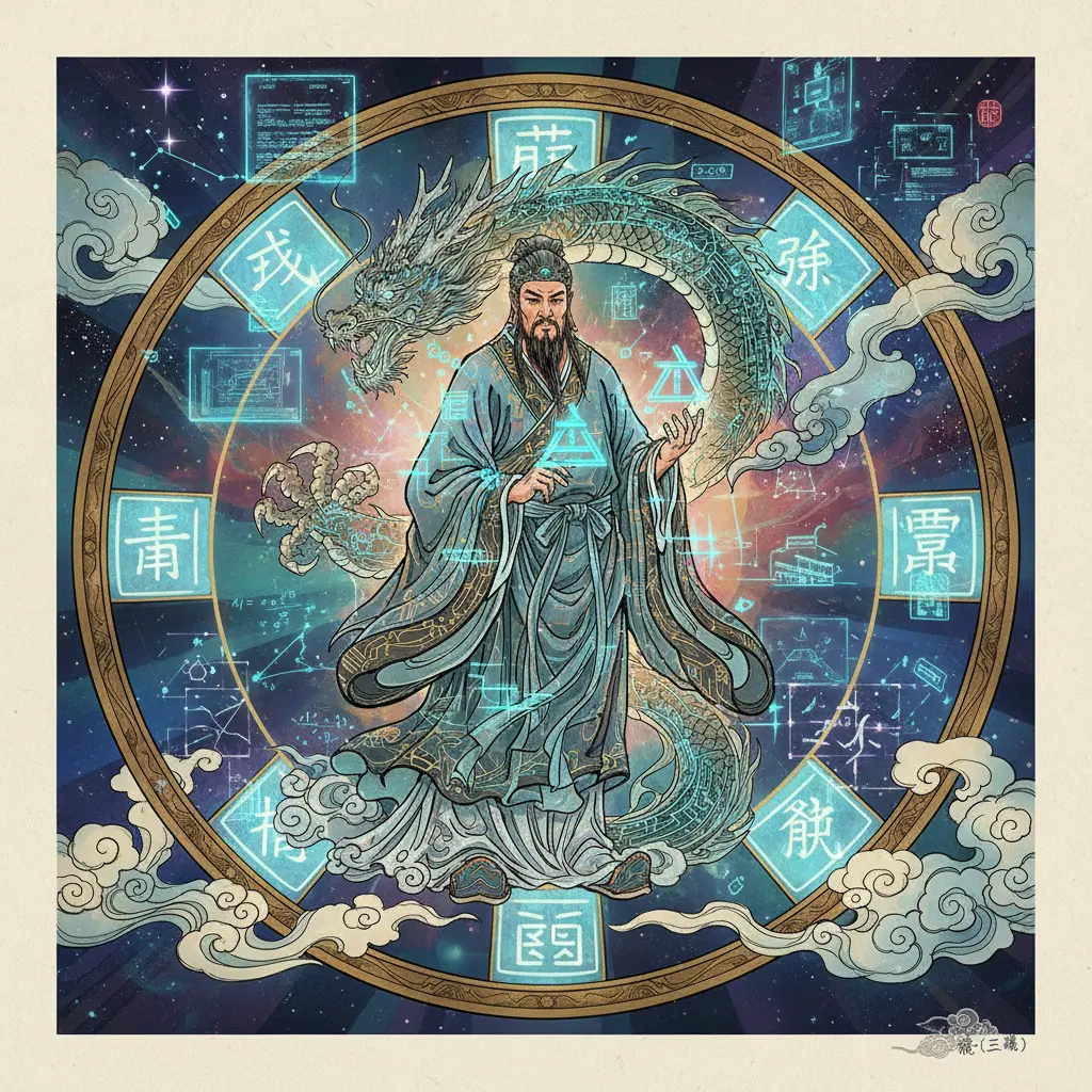 八卦鏡 - 伏羲氏